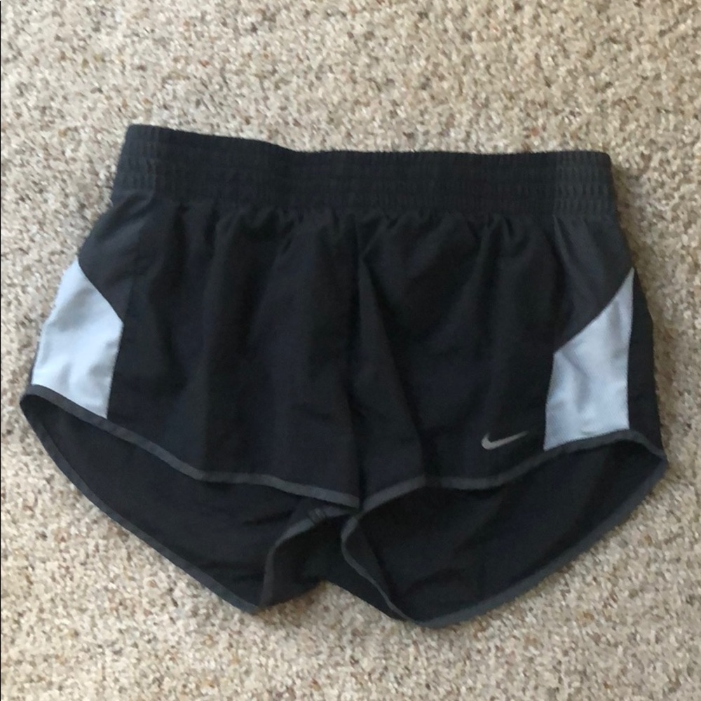 Nike black running shorts